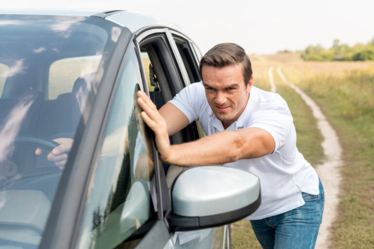 How To Push The Car When The Battery Is Flat